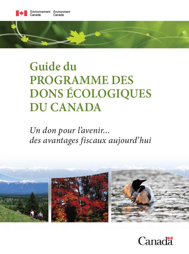 Brochure sur les dons écologiques
